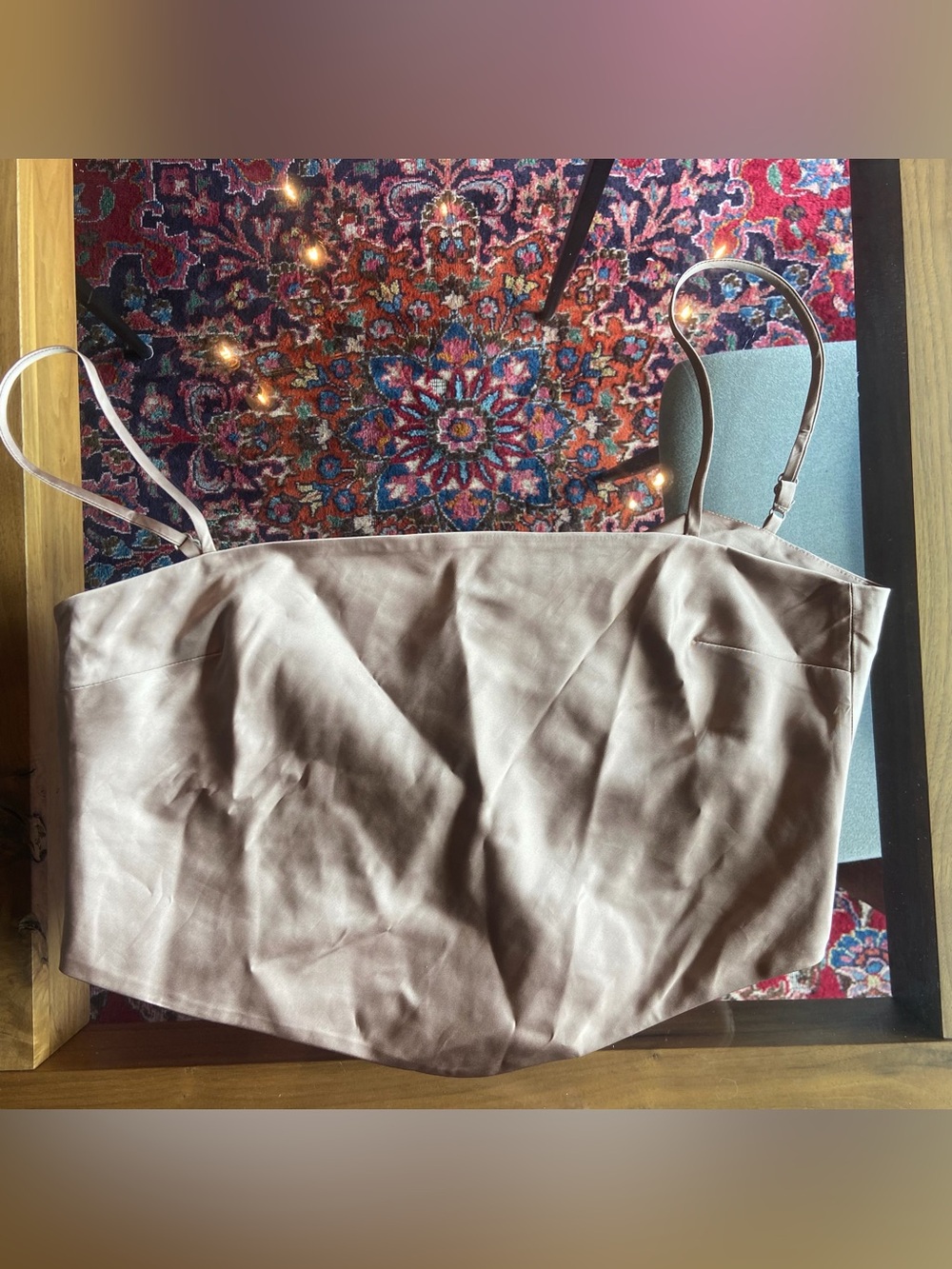 Aritzia Satin Tie-top